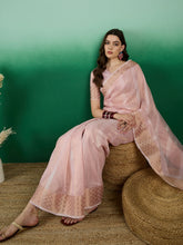 Womens Fashion Ethnic Pink Color Sarees-MLSHWSA1426PNK0ONE